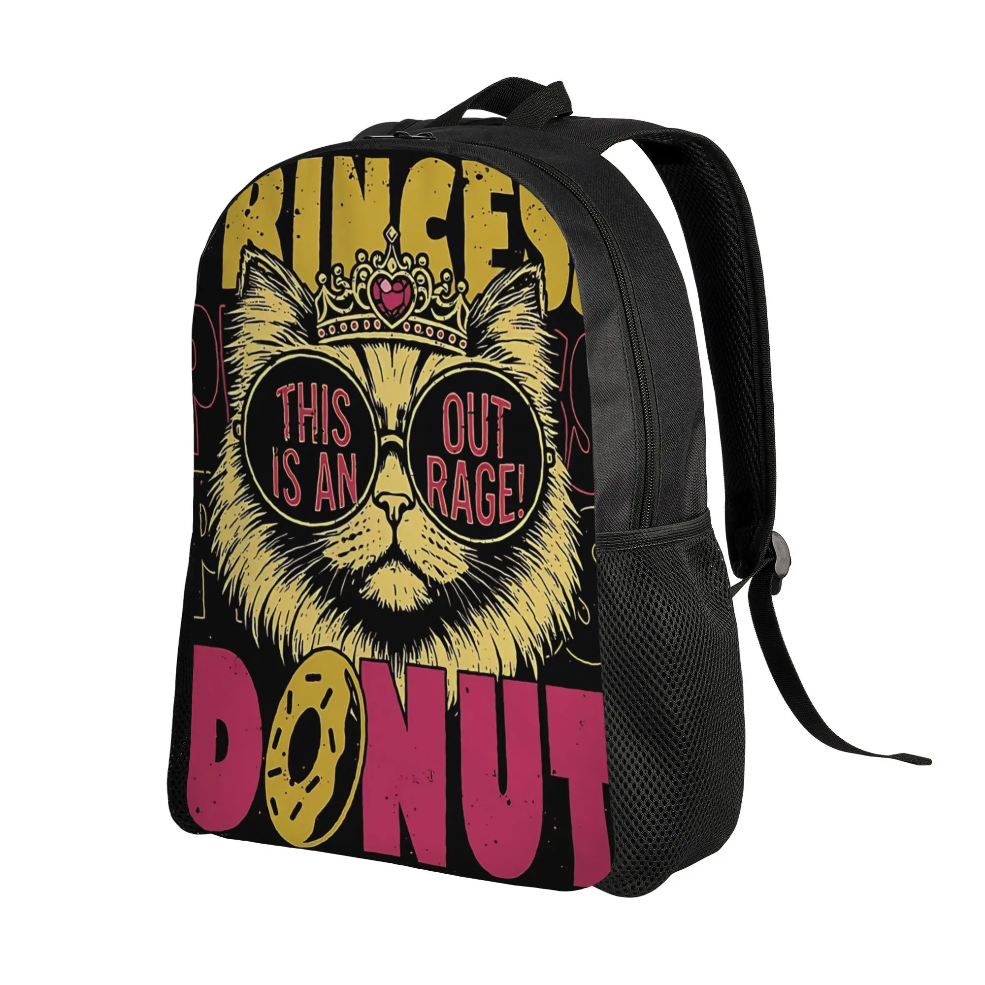 Princess Donut Dungeon Crawler Carl Backpack  Travel Backpacks Women Men Streetwear High School Bags Design Big Rucksack