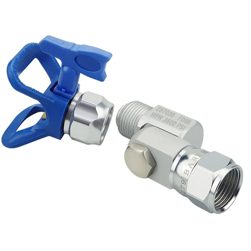 Aluminium Paint Sprayer Swivel Joint Replacement Spray Shut Off Valve For 45Mm Thread Airless Sprayer Accessories