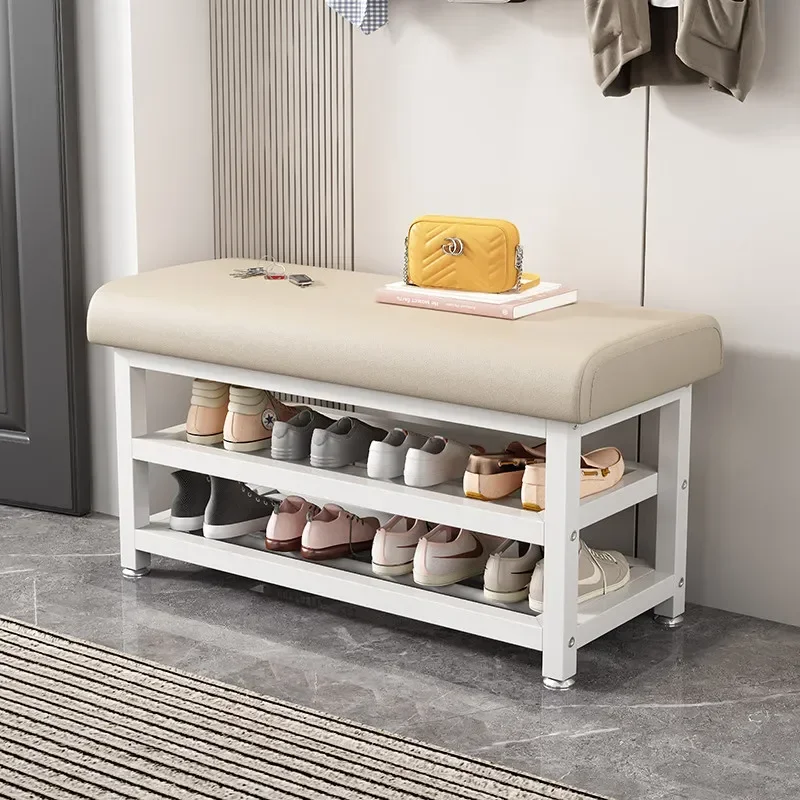 Firm Shoe Changing Stool, Home Door, Easy Entrance, Shoe Stool, Soft Bag, Seat Cushion, Rental Room, Small Shoe Cabinet