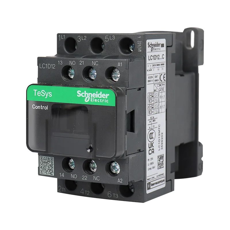 Schneider Electric LC1-D12 LC1D12M7 B7 CC7 E7 F7 Q7 P7 AC-schakelaar LC1D12 24V 36V 48V 110V 220V 380V 230V