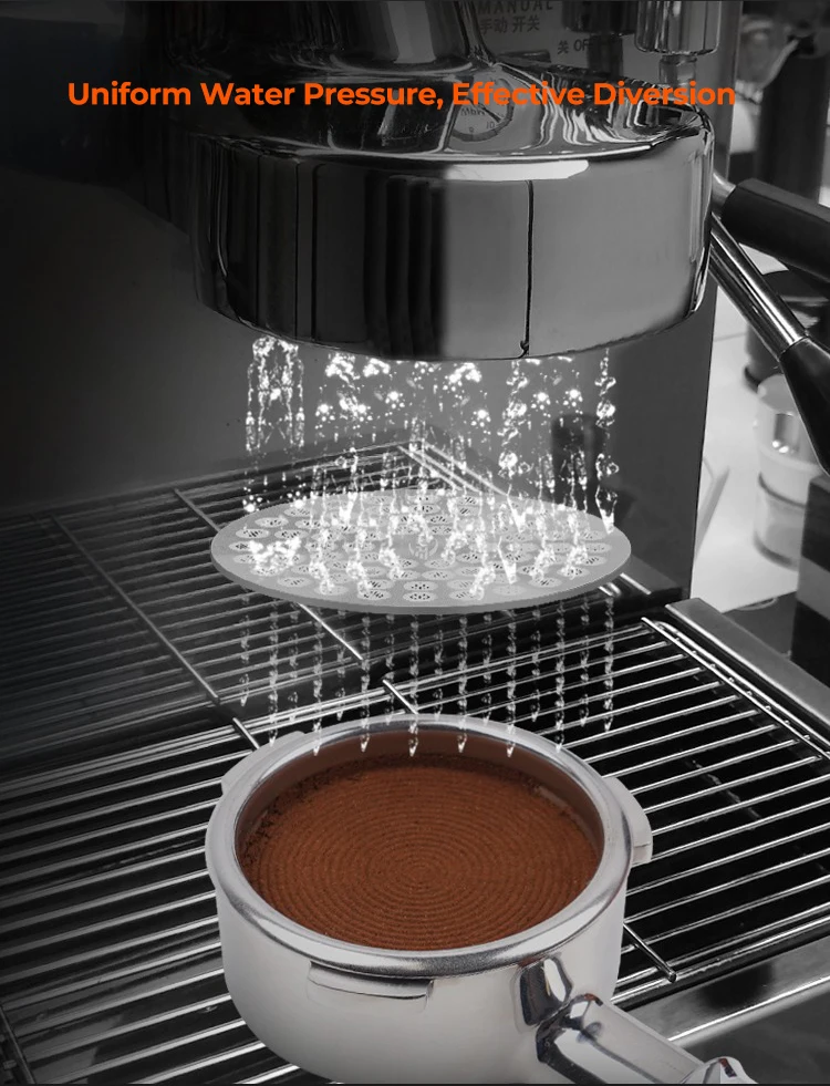 IKAPE Espresso V2 Puck Bildschirm für Kaffeebrühen Präzisionsfilter Bildschirm Upgrade Home Barista 51/54/58MM Professionelles Kaffeewerkzeug – Detail 4
