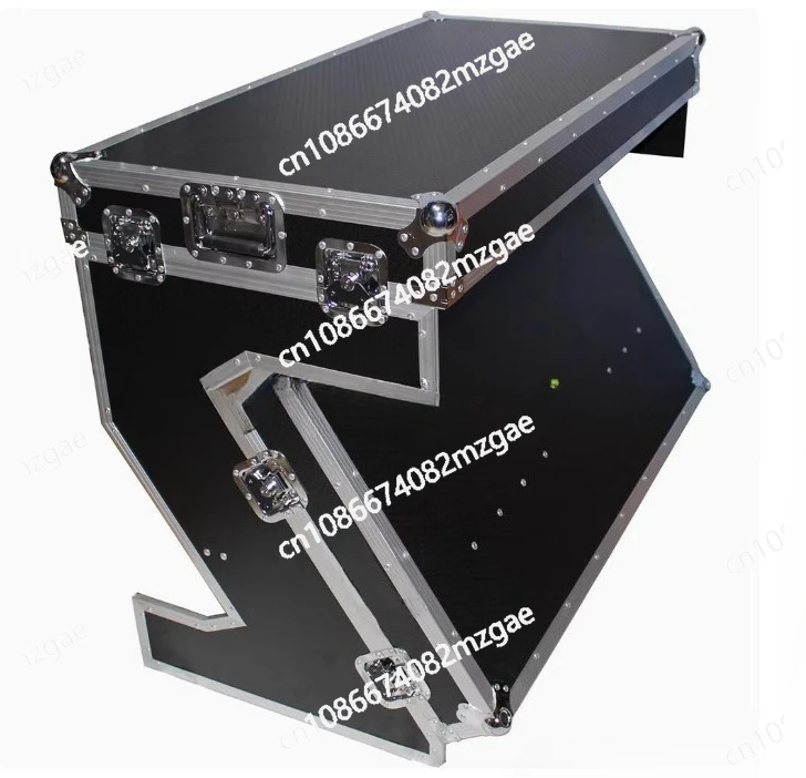 

Aluminum Colourful Pioneer Mixer DJ Coffin Table Flight Case with Wheels Table Both