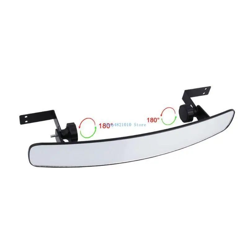 

T3LF Folding Adjustable Golf Cart Rearview Mirror Back Universal Folding Side Mirrors