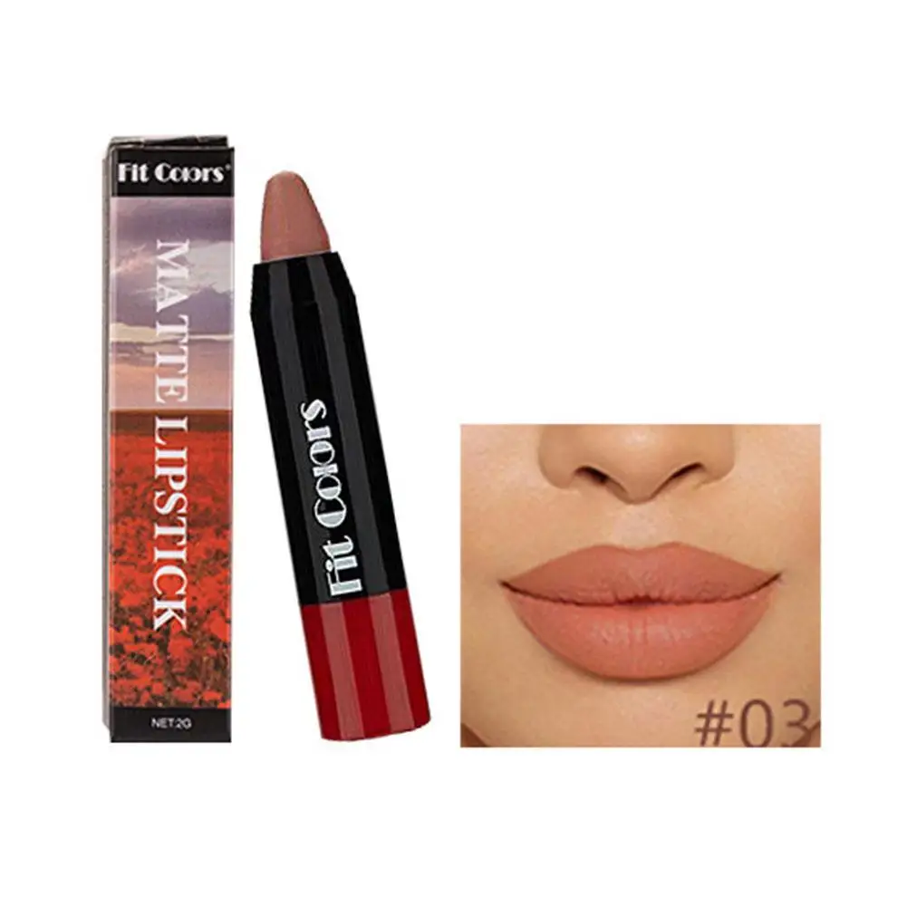 Matt braun Lip Liner Bleistift Lippen kontur Kontur wasserdichte Balsam Lippen Kosmetik Lippenstift Pigmente feuchtigkeit spendend dauerhaft cr j4t6