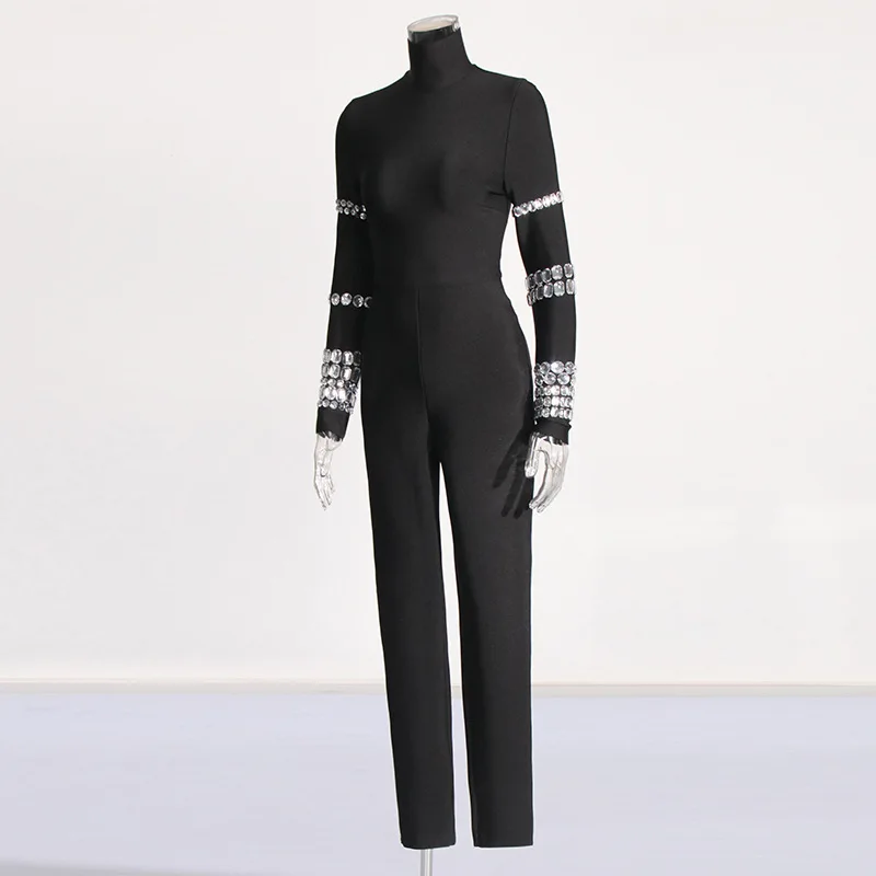 ZAMOR HIGH QUALITY Cross-Border Sexy Strappy Jumpsuit 2026 New Design Handmade Slim Fit High-End Women's Romper