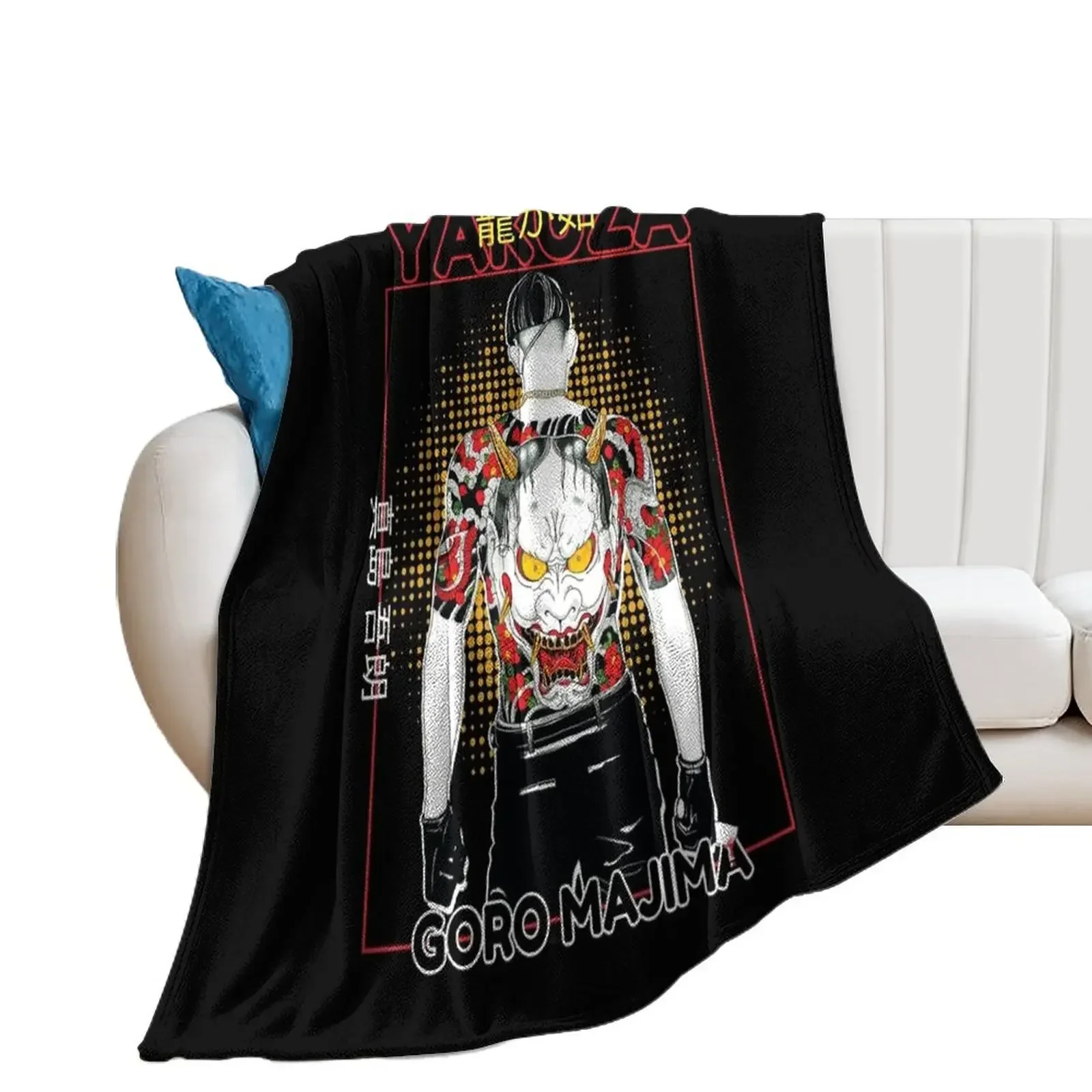 

Goro Majima Yakuza Premium T-Shirt Throw Blanket Thins Blankets For Baby Camping Blankets