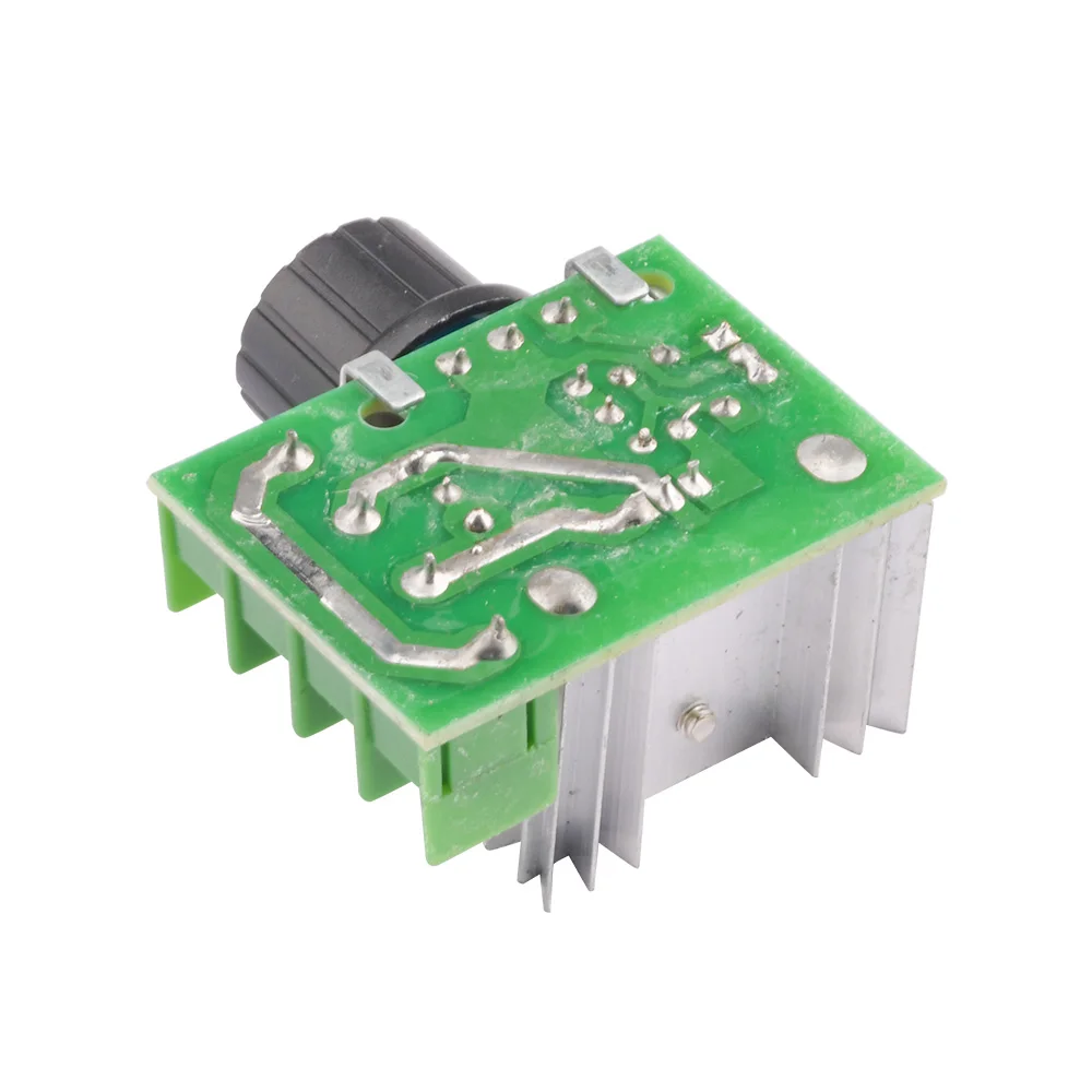 AC220V 2000W Voltage Controller AC90-220V Adjustable Dimming Temperature Regulation Module Bidirectional High-power Thyristor