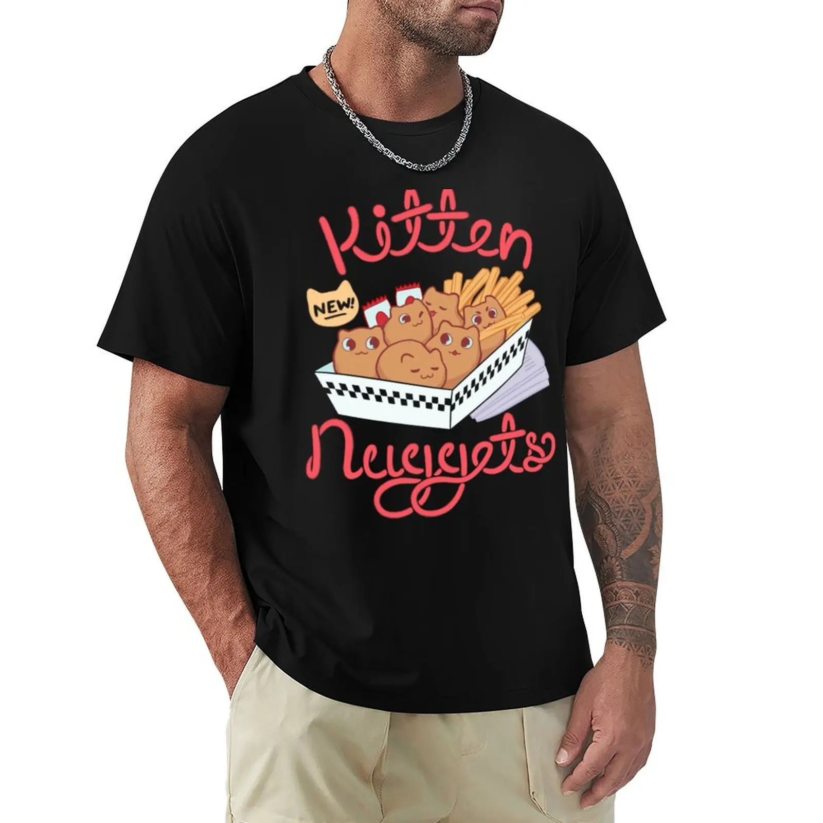 Kitten Nuggets T-Shirt man t shirt luxury T-Shirt