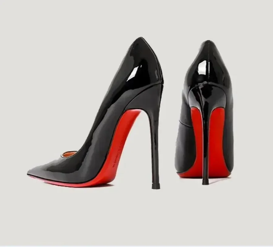 Brand New Classic So Kate Pumps Women High Heels Shoes Red 8/10/12CM Bottom Ladies Patent Leather Wedding Shoes