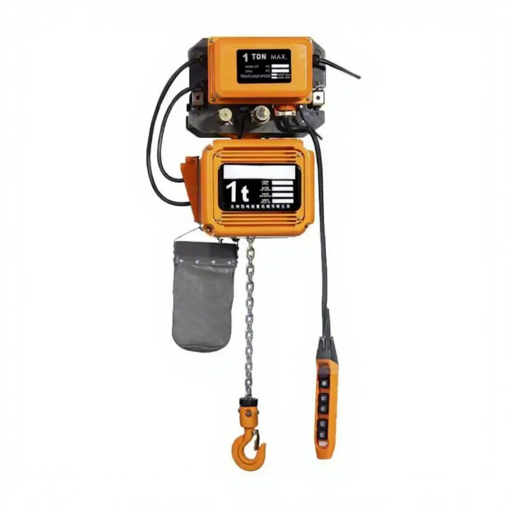 Non - Hand Pull Hook Type Electric Chain Hoist in 1 2 3 5 Ton Durable Steel Material for Material Handling