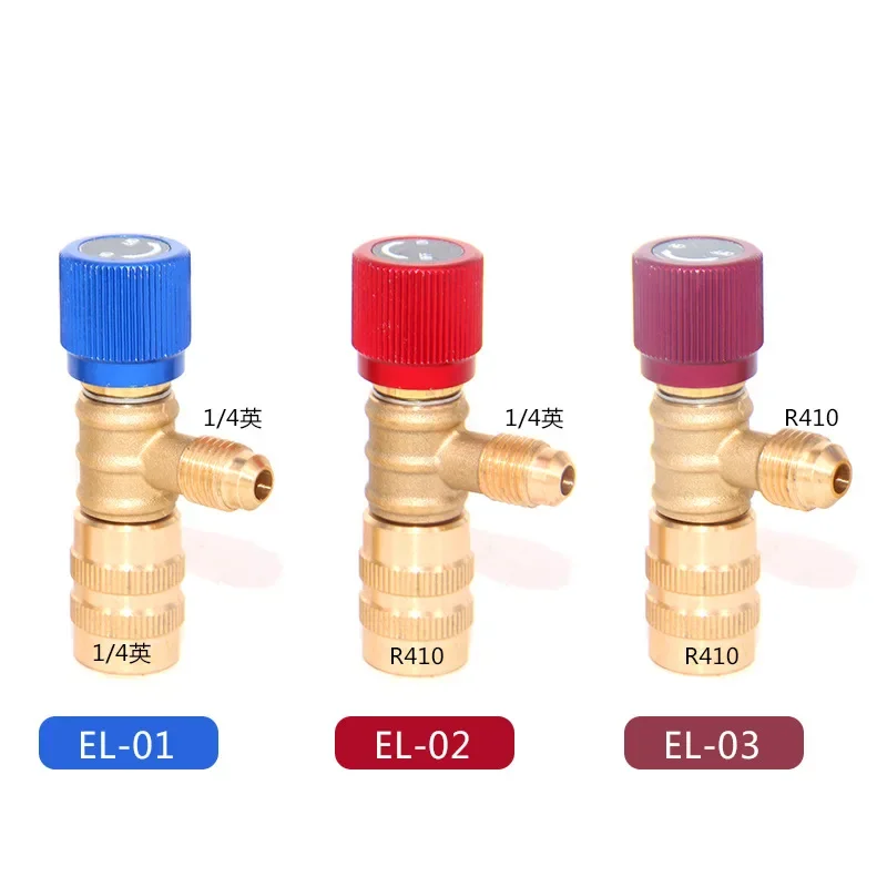 Air conditioner liquid filling safety valve, anti freezing and leak proof valve body, rotatable fluorine valve for refrigeration