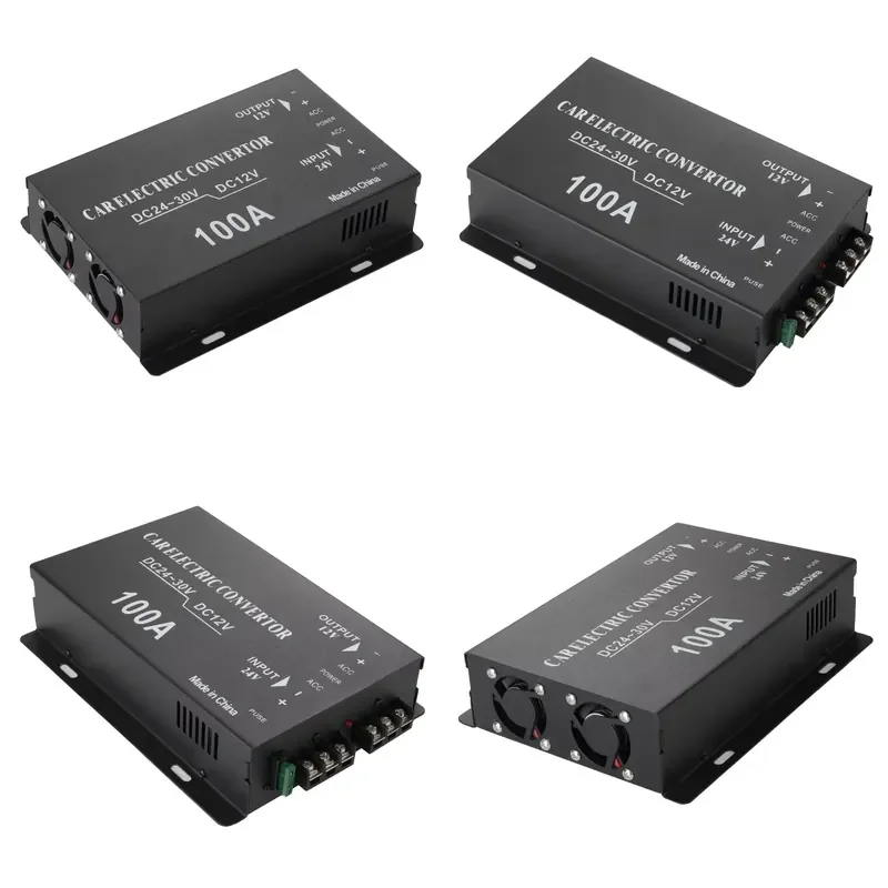 Automotive step-down converter DC 24V-30V to DC 12V high power 60A-100A single-phase automotive industrial household