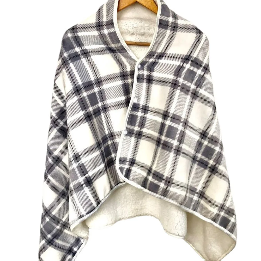 USB Electric Blanket Wearable Warmer Heated Blanket Winter Heated Blanket Mat Shawl Electric Heating Throw Blanket For Home