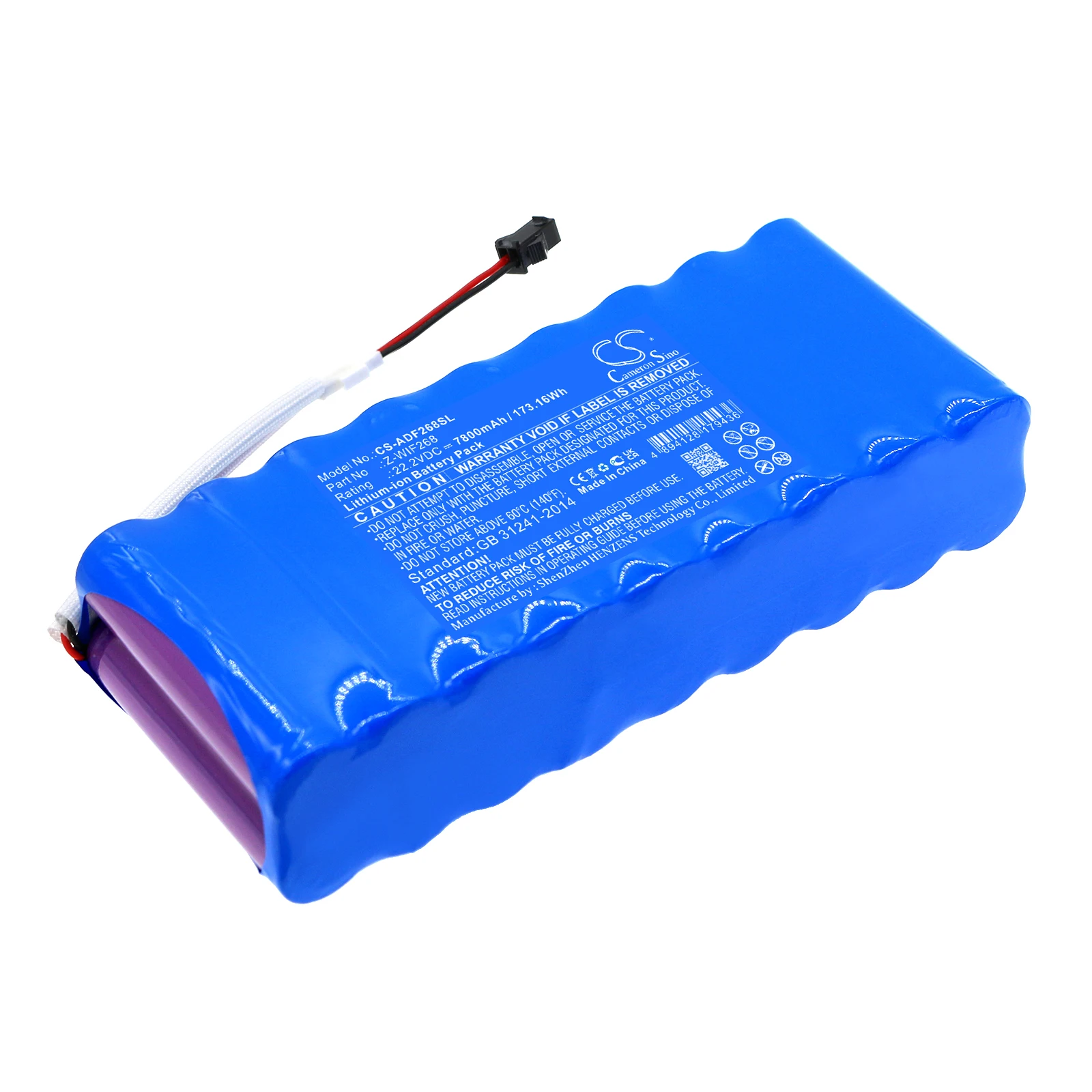 Cameron Sino 22.2V 7800mAh Lighting & Studio Battery Z-WIF268 for American DJ WIFLY EXR QA5 IP +TOOL
