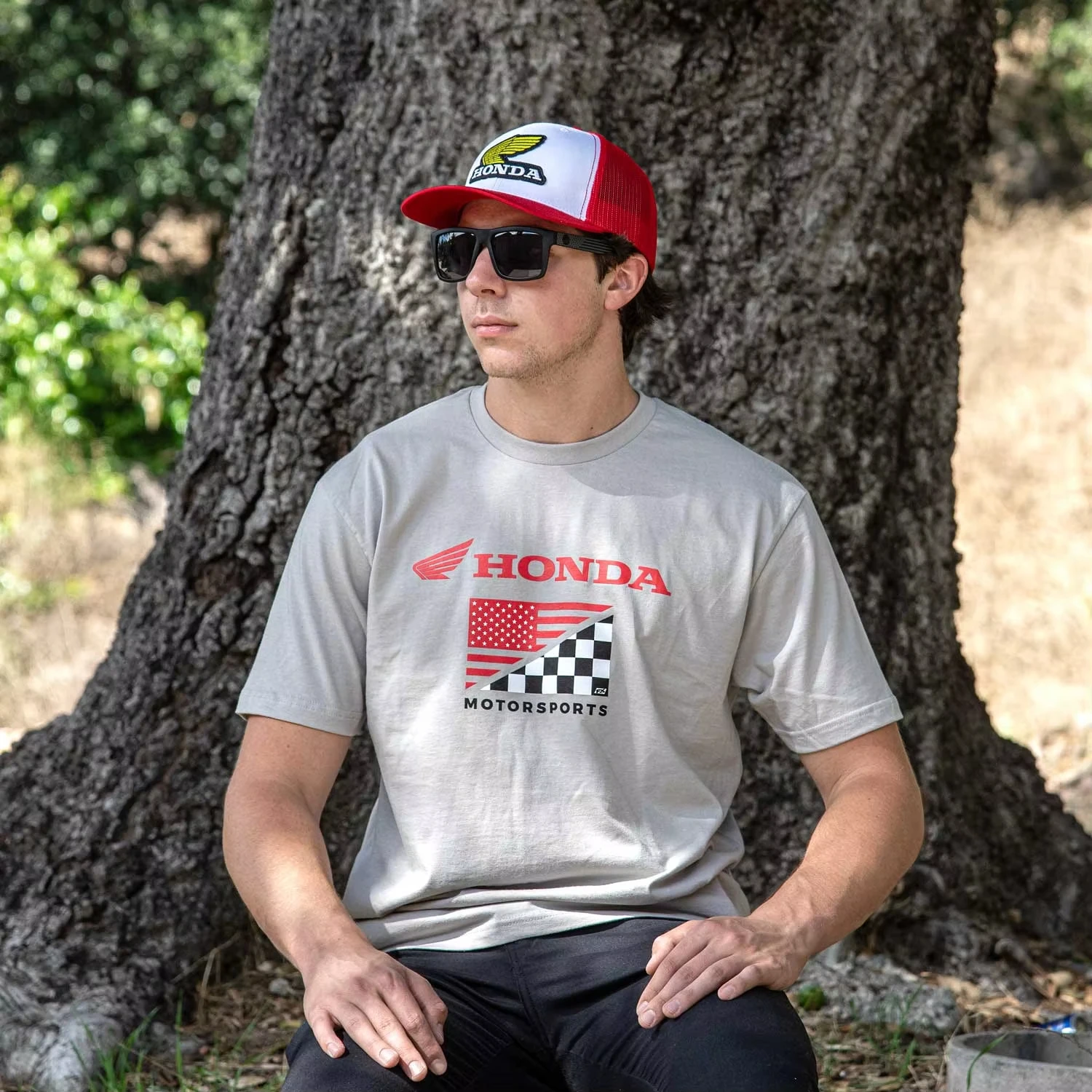 

Summer Honda retro fashion logo T-shirt printing high quality comfortable breathable men's and women's same T-shirt