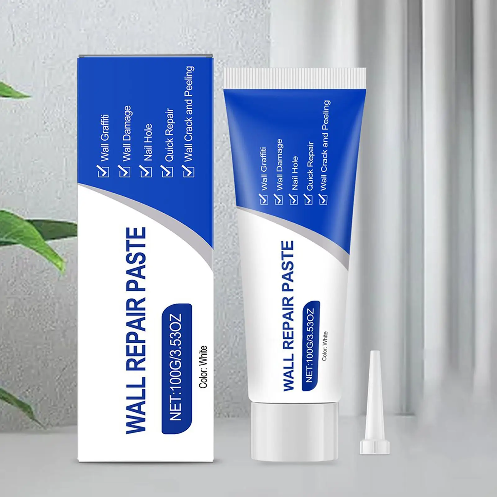 Wall Putty Hole Repair Putty Paste Mending Agent Wall Hole Repair Paste for Ceiling Door Fixing Mending Home Apartment Dormitory