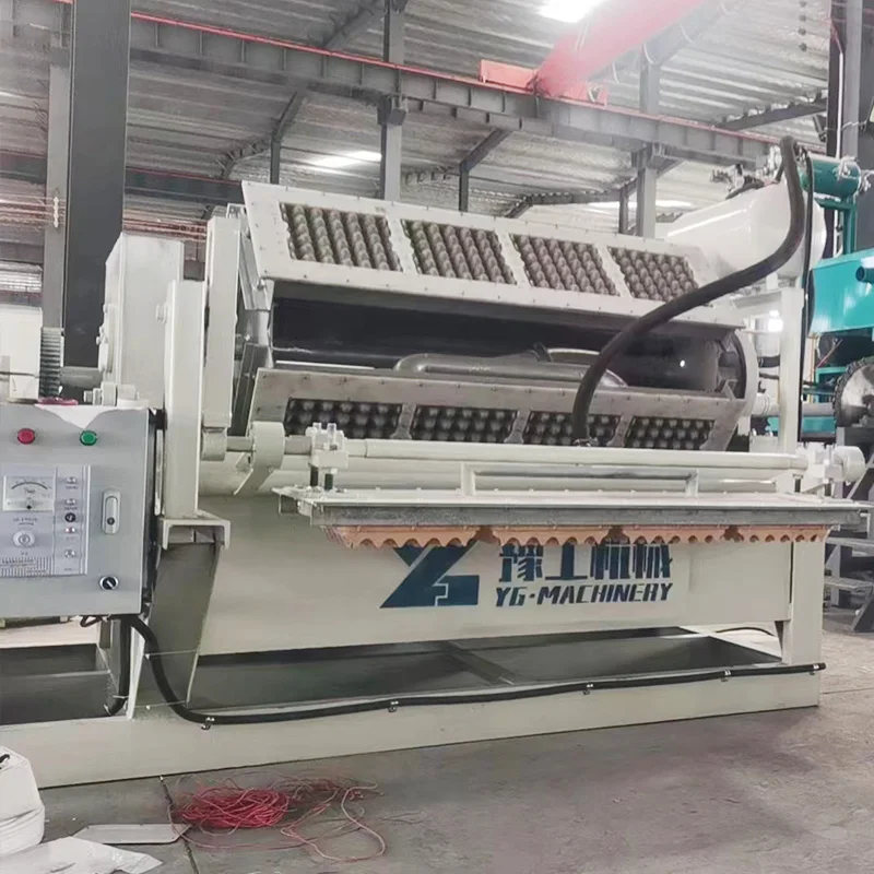 Egg Tray Machine with Metal Dryer Single Layer or Multi Layer Option Pulp Molding Equipment According Workshop Size Customized