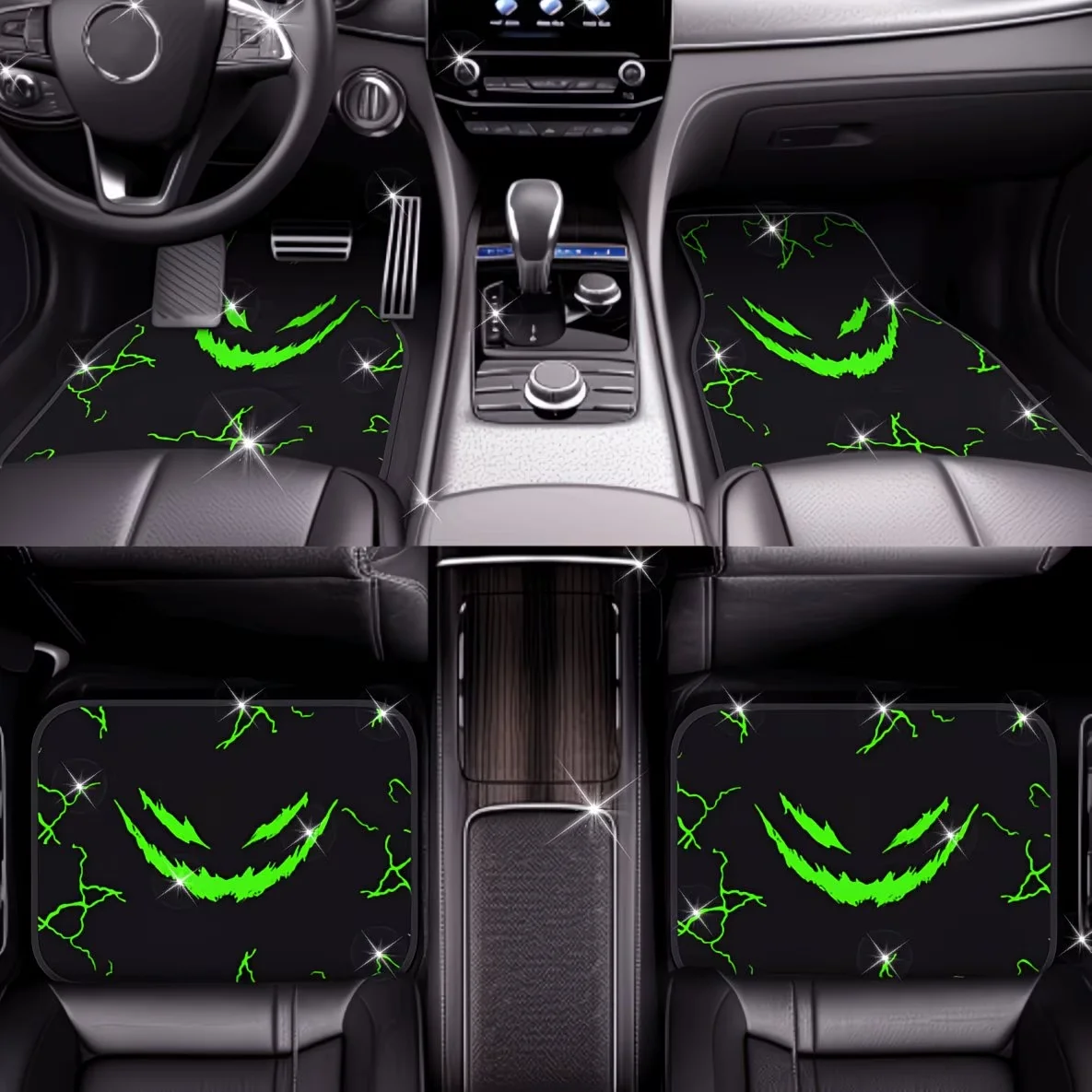Interior Design Style Quiz - 4-Piece Set of Lightning Demon Smile