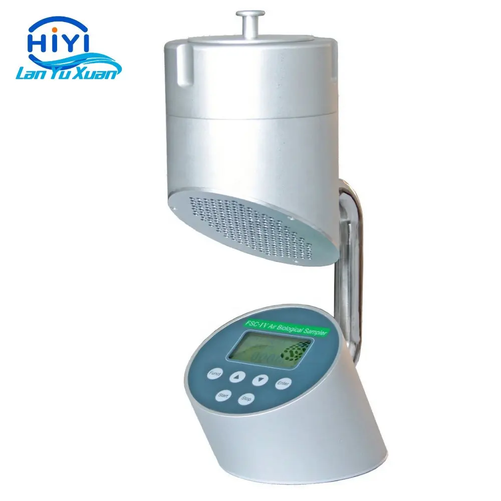 

HiYi Flow Rate 100L/min ISO Certification ISO14698 and USP1116 Portable Dust Air Sampler