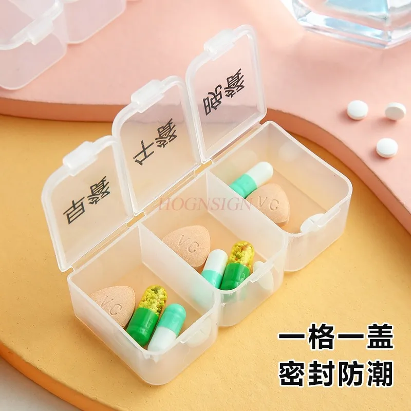 

Mini Medicine Box Portable Medicine Packaging and Medication Reminder Box