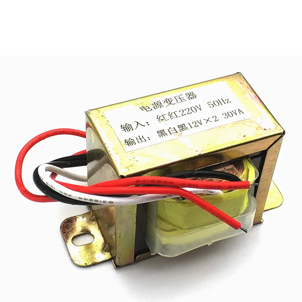 12Vx2 30W Power Supply 2*12V Transformer Power Transformer Input 220V 50Hz/ Output Double 12V