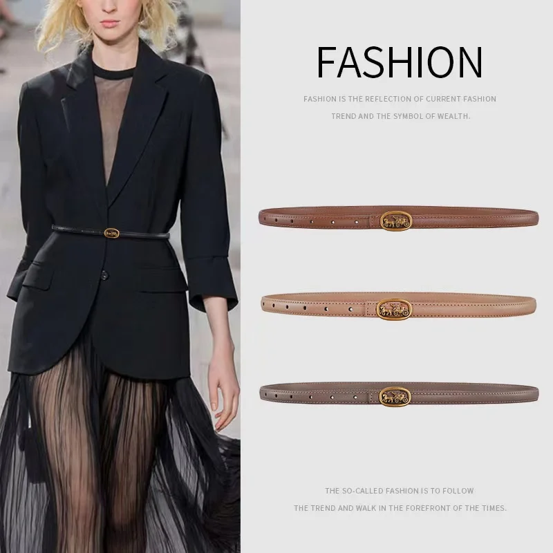 

2024 New Luxury Fashion Women's Belt Casual Dress Glamour Women's Suit Belt Belts for Women Beautiful, Generous and Charming