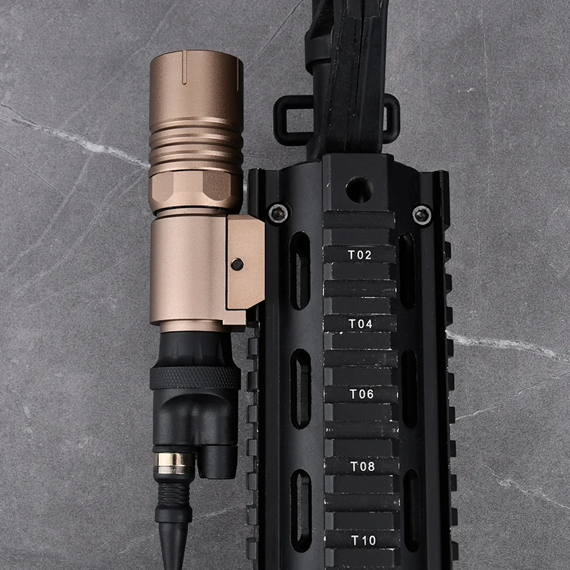 Airsoft Tactical Flashlight Glock 17 PDW350-PLHv2 Dual Function Switch Powerful Weapen Scout Hunting Gun Light 20MM Rail