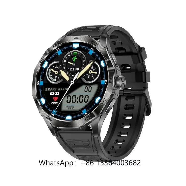 

TJXL-DA03 Smart Watch for Men BT Calling 710 Mah Big Battery Voice Assistant for Sports Fitness iOS TFT Calendar Good Reputation