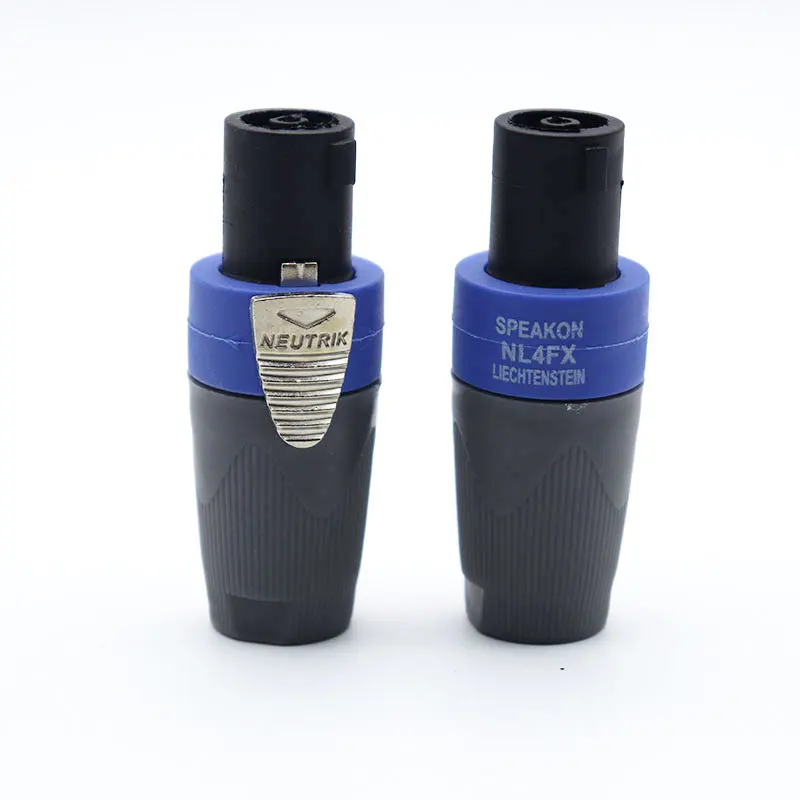 

20pcs/30pcs New type 4FX Speakon 4 Pole Plug Male Audio Speaker Connectors