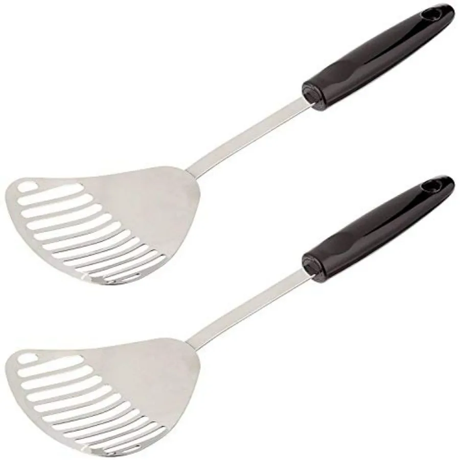 Stainless Steel Slotted Skimmer 13-Inches Long 2-Pack