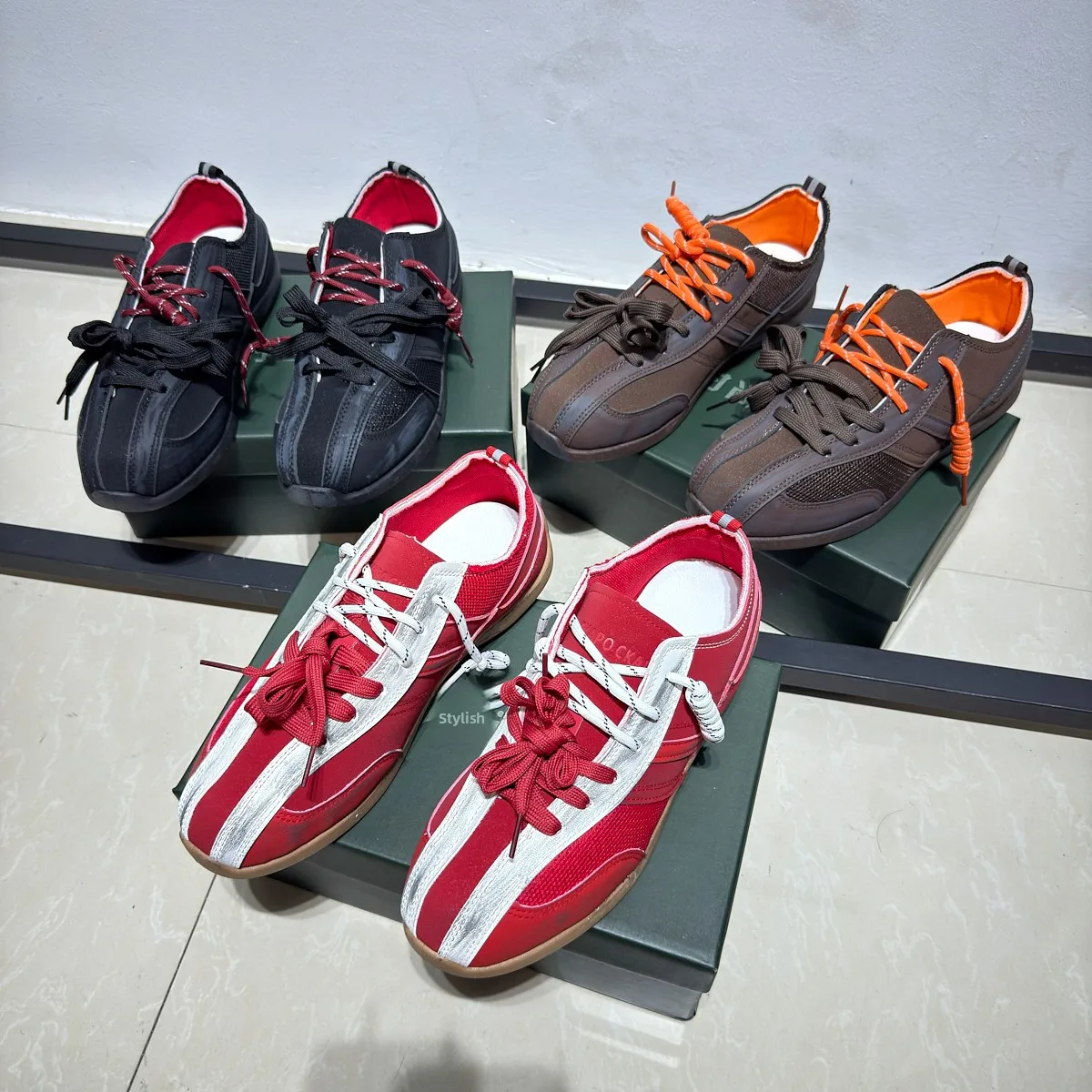

Retro Style Couples Matching Color Block Velvet Sports Leisure Shoes Lightweight Soft Bottom Dirty Shoe Men's Women's Casual ...