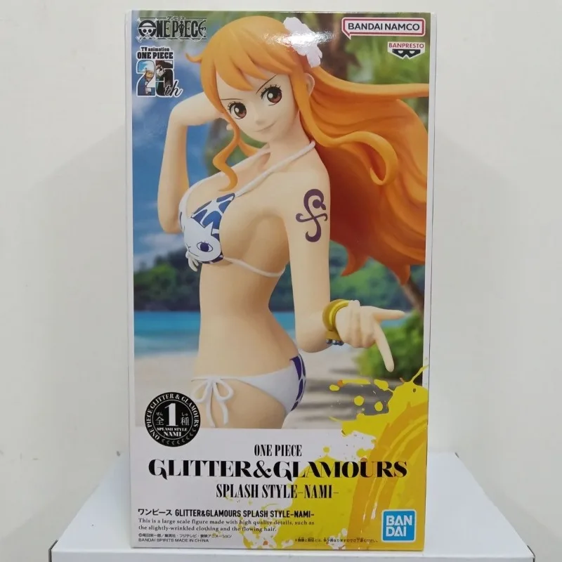 En Stock Original de una pieza Banpresto Nami Bandai regalos de vacaciones mercancía de Anime Funko juguetes estatuilla modelo WY