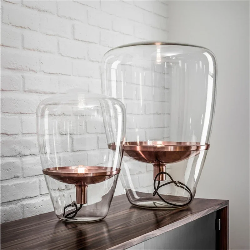

Modern Minimalist Glass Led Floor Lamp Luxury Designer Desk Lamp Bedroom Bedside Lamp Living Room Decorative Lighting Fixtures