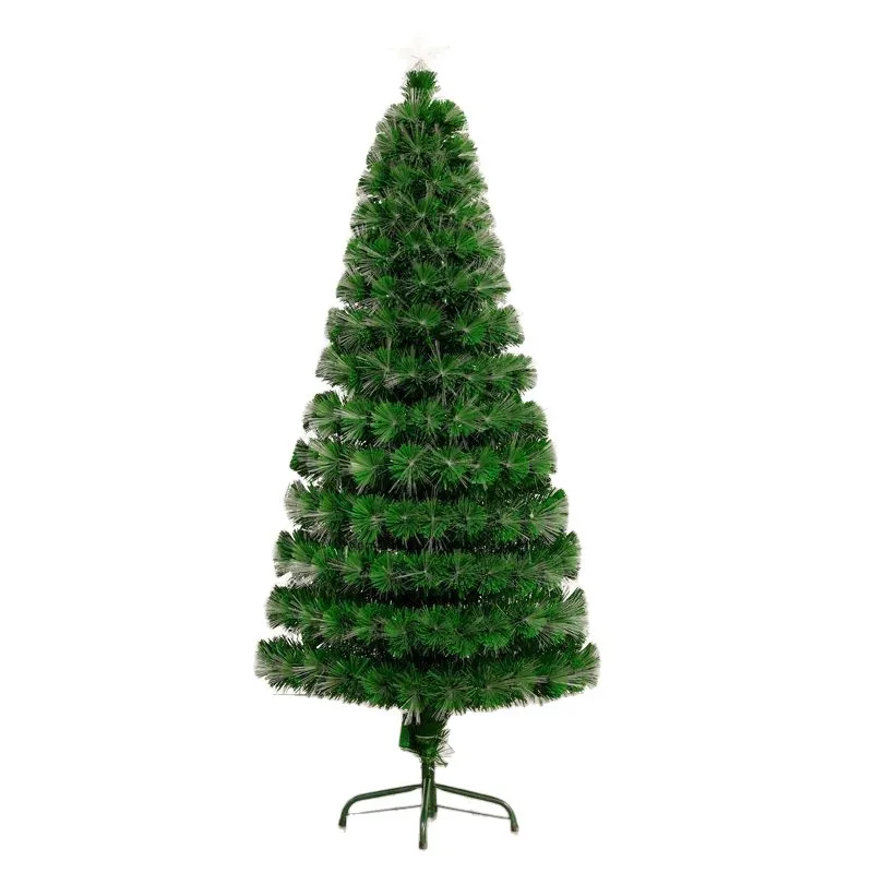 

Encrypted fiber optic tree Household green warm Christmas tree 1.5 meters 1.8 meters Hotel shopping mall Christmas decoration