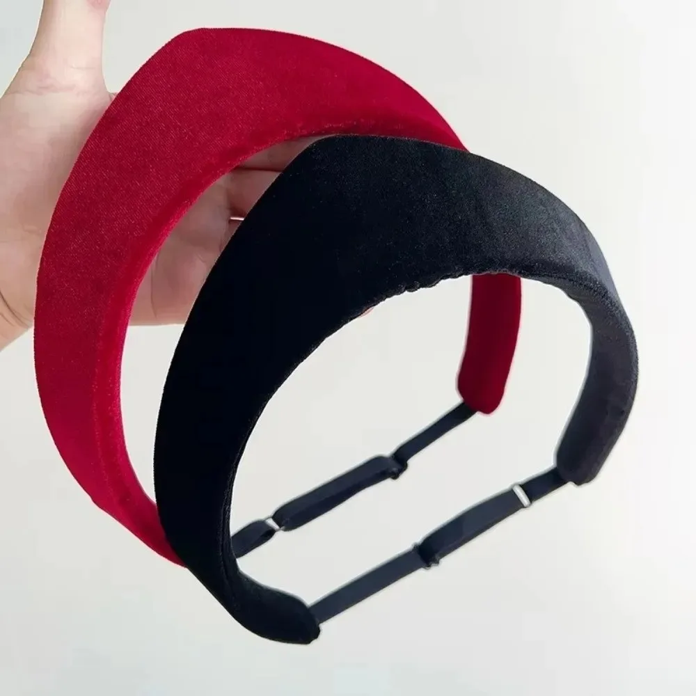 Retro Velvet Women Headband Smooth European and American Hairpin Headband Hair Hoop Lady Headwear Styling Accessories