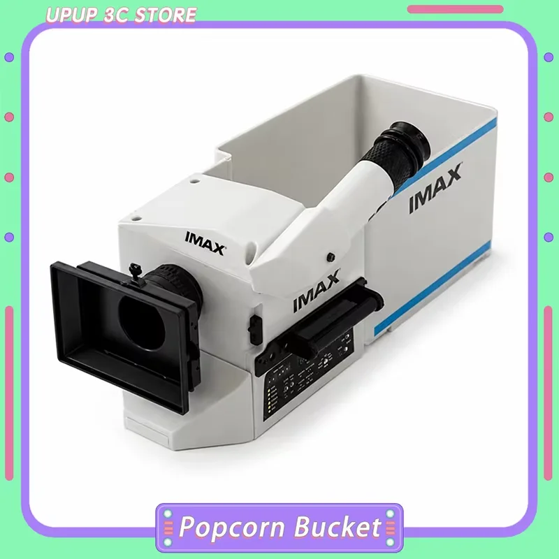 Popcorn Bucket Imax Simulation Imax Movie Camera Plastic Decorative Ornament Unique Gift For Home Theater Decoration Movie Fans