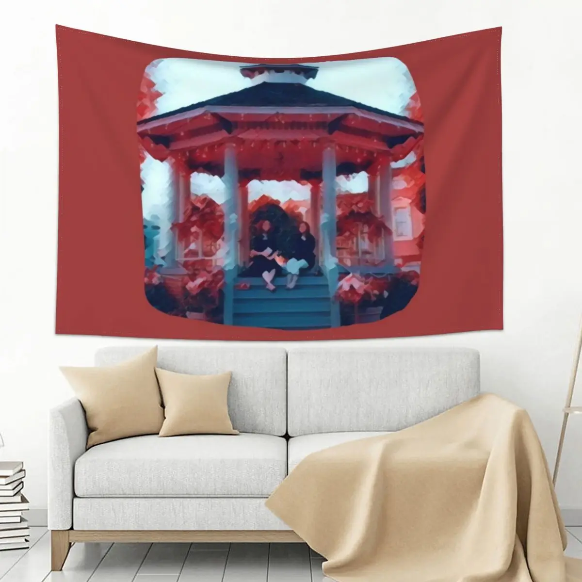 

Stars Hollow Gazebo II - Gilmore Tapestry Room Decor Art Mural House Decoration Tapestry