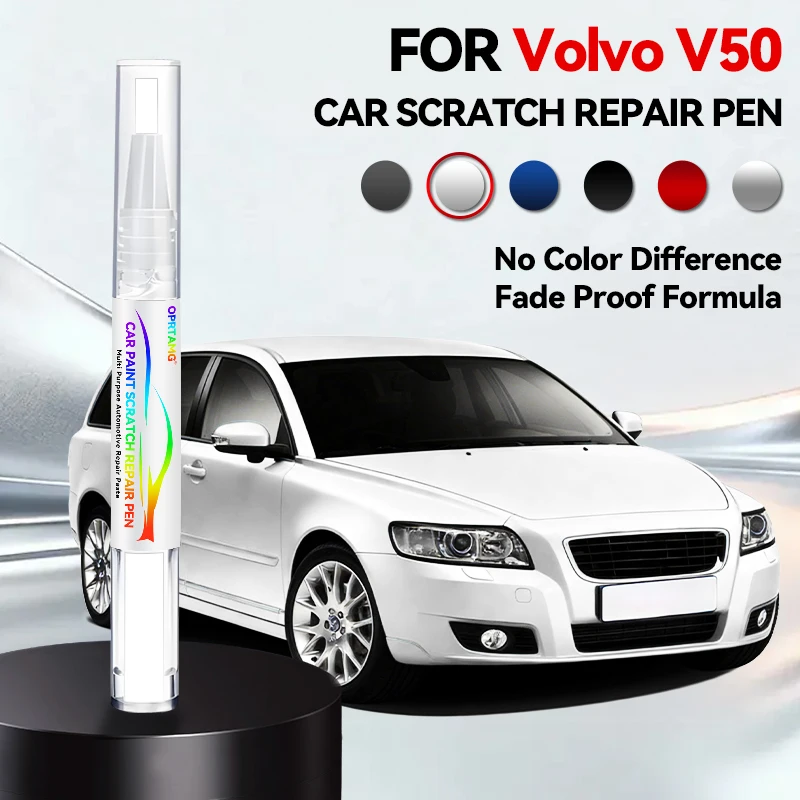 

Ручка для ремонта автомобильной краски для VOLVO V50 2004-2012 годов, аксессуары для ремонта царапин, синий 466, черный 452, серебристый 477, белый 614, красный