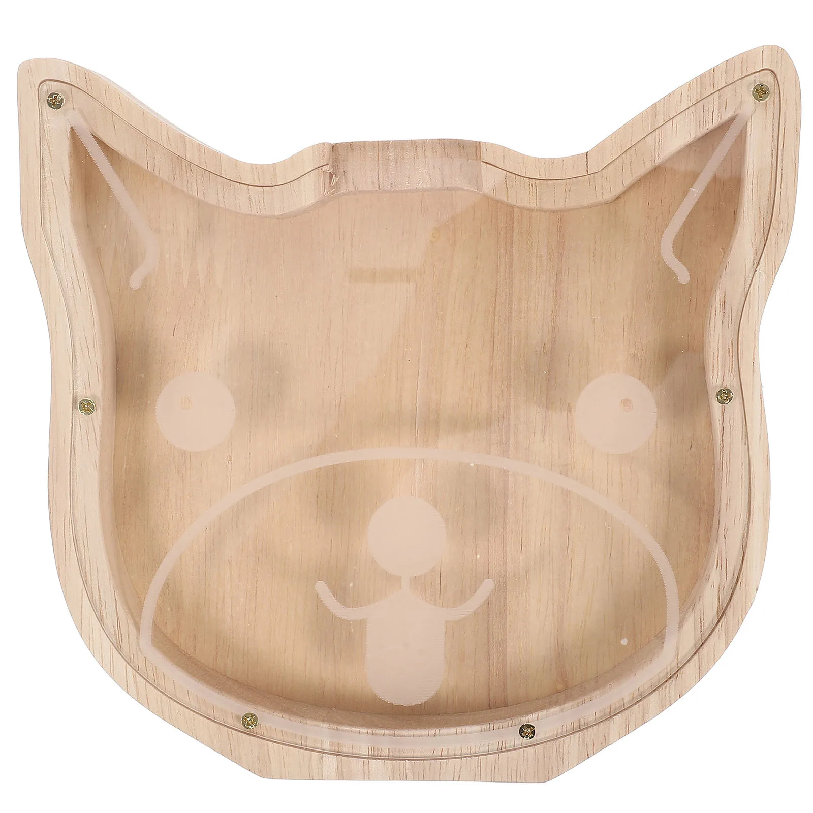 Salvadanaio zodiacale cartone animato Salvadanaio animale in legno di grande capacità per salvadanaio per bambini Barattolo di risparmio decorativo regalo