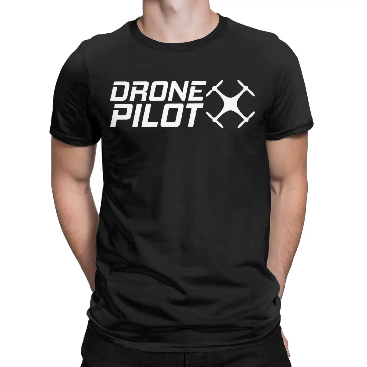 Summer Dji Drone Pilot Men Women T Shirt Drone Racing Accessories Novelty Tees T-Shirts Cotton Gift Idea Clothes