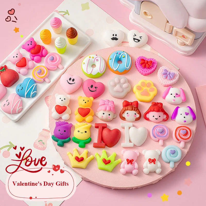 Kawaii Anti-Stress Mochi Squishy jouets cadeaux de saint valentin libération d'anxiété décompression presser Fidget jouet pour adultes enfants