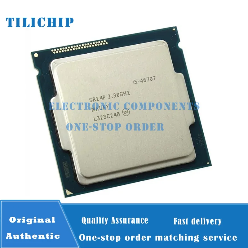 i5-4670T Quad Core Quad Thread 2.3 GHz 4M 45W LGA 1150 CPU Processor