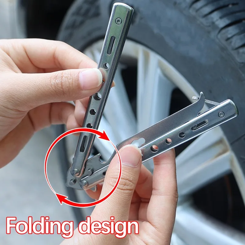 Car Tire Stones Remover Hooks Auto Tire Groove Cleaning Tool Wheel Tread Slot Stone Gravel Remover for Car Motor Bike Tire