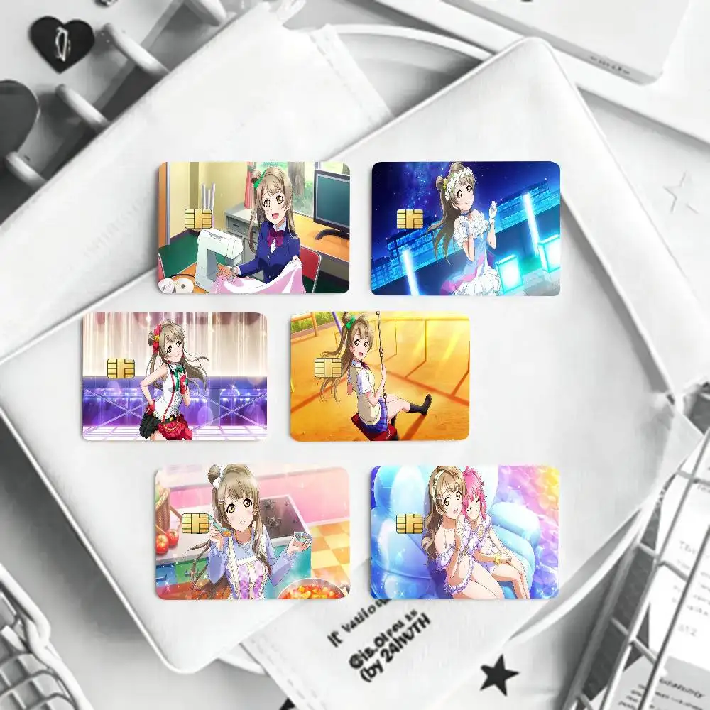 Southern Bird Animation Lovelive Credit Card Sticker Waterproof PVC Skin Cover For Debit Bank Card, Removable Card Decal Wrap
