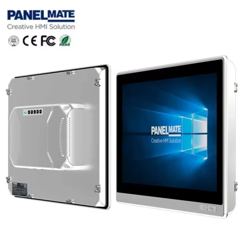 OEM Rugged IP65 Waterproof Capacitive Embedded 15.6 Inch Industrial Lcd  HD-MI Resistive Touch Screen Display