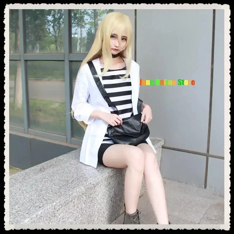 Costume cosplay Angeli della morte Ray Rachel Gardner Costume uniforme Parrucca Costume cosplay di Halloween