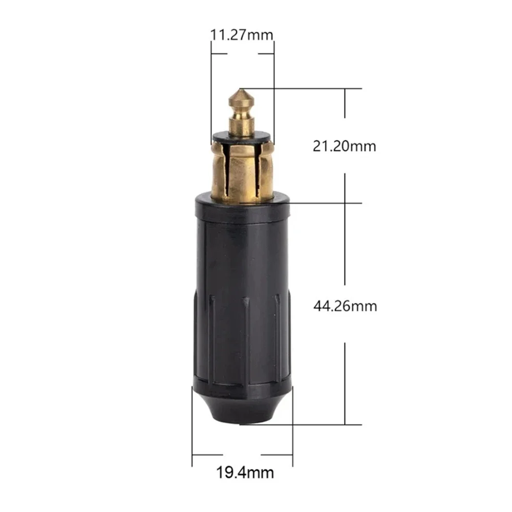 12v DIY DIN Hella wtyczka wtyczek typu europejskiego lżejszy Adapter papierosa pasuje do akcesoria do motocykli BMW