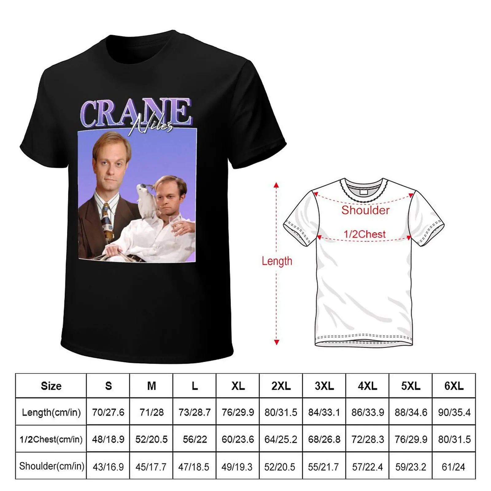 Proud Niles Crane Awesome For Movie Fans T-Shirt Big and Tall Short Sleeve Tee