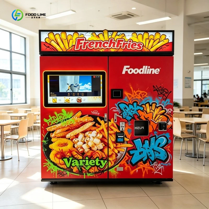 Commercial Full Automatic French Fries Vending Machine Self‑Service French Fries Vending Machine FL Customized