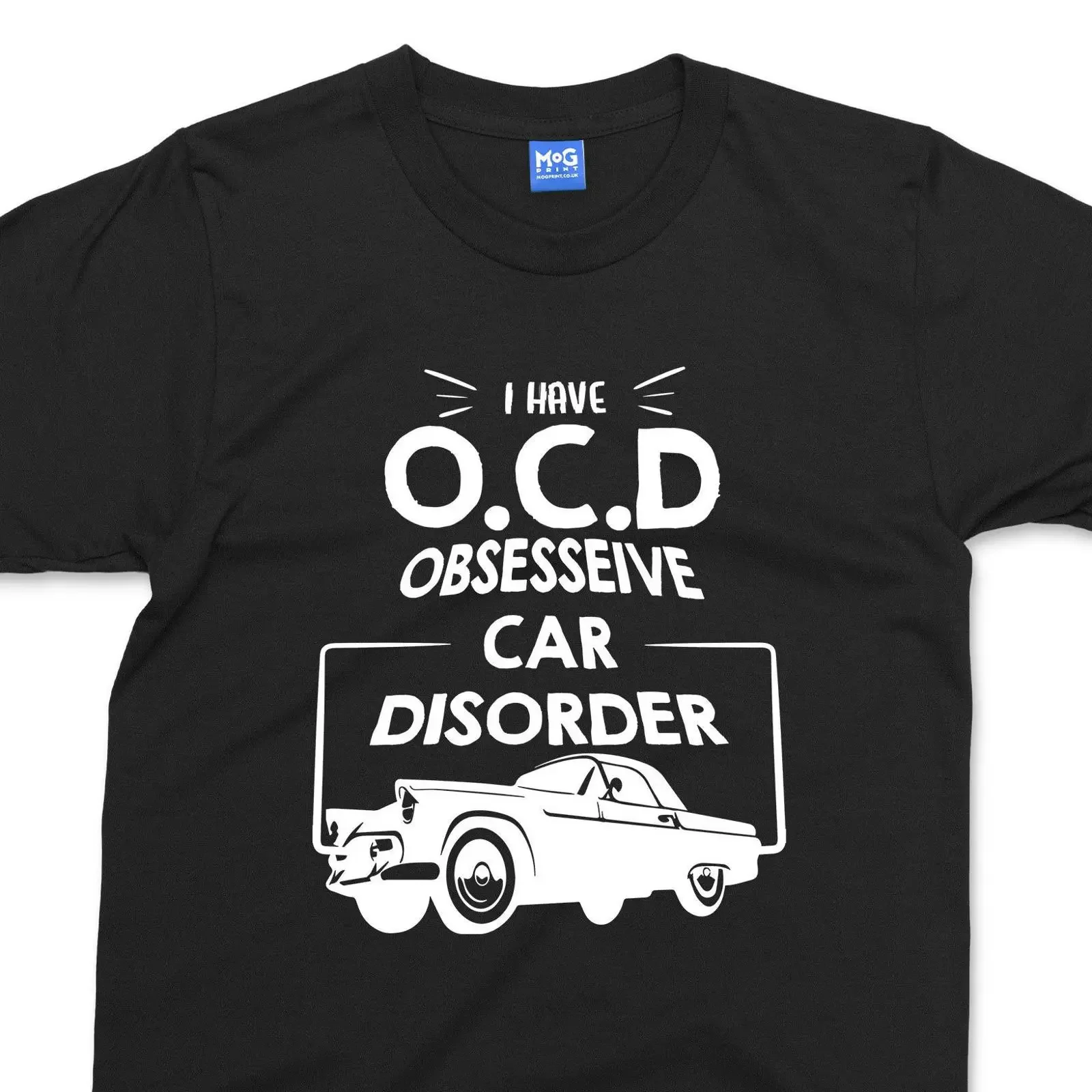 I Have OCD Obsessive Car Disorder Funny T Shirt Mechanic Petrol Head Enthusiast Birthday Casual vintage Washed designer clothes